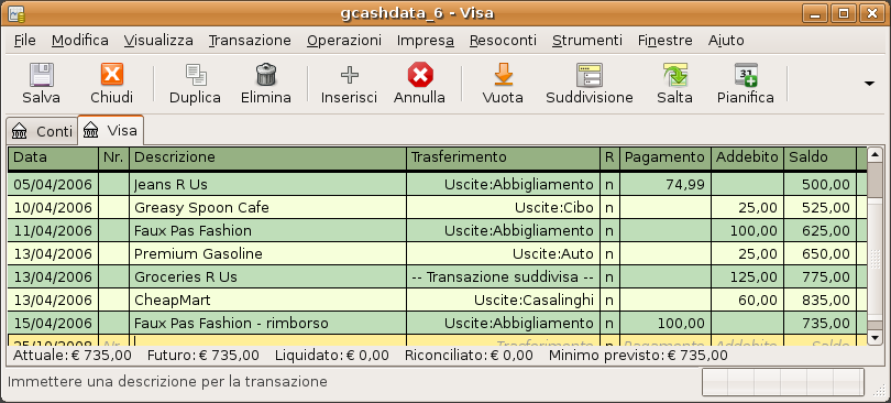 Transazione per la restituzione dell’oggetto