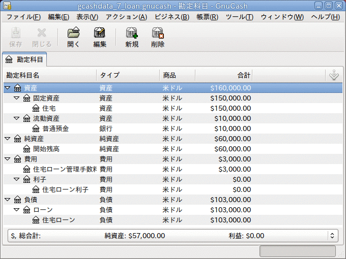 住宅ローン勘定科目